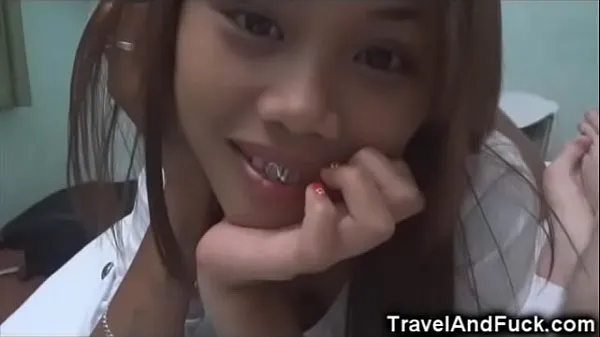 Suuri Lucky Tourist with 2 Filipina Teens lämmin putki