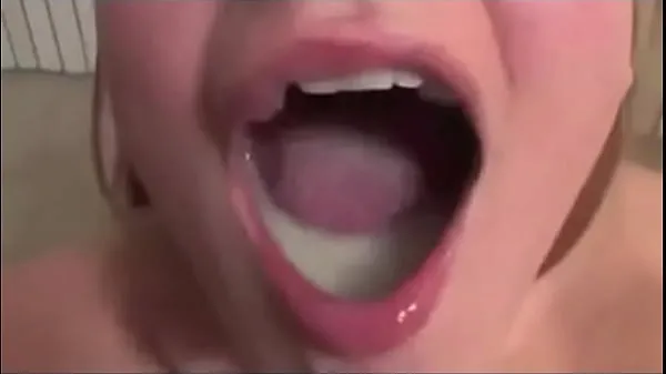 बड़ी Cum In Mouth Swallow गर्म ट्यूब