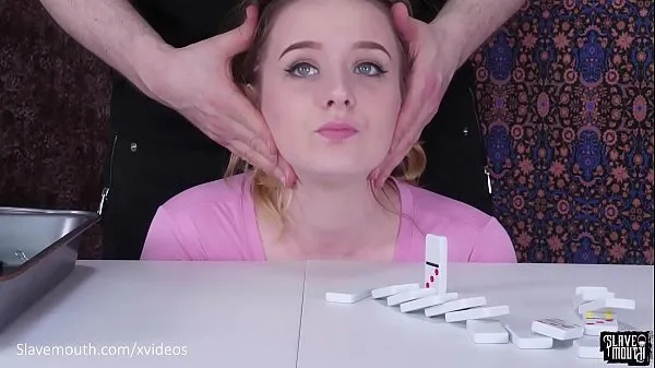 Ống ấm áp Submissive Jessica Kay gets facefucking and faceslapping and eats ass in a sick game of dominoes lớn