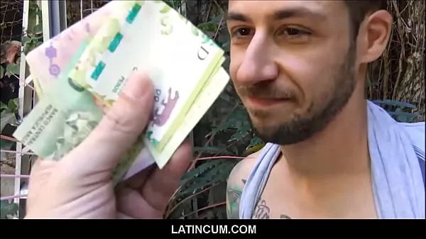큰 Latino Spanish Twink Approached For Sex With Stranger For Cash 따뜻한 튜브