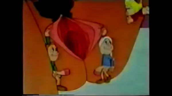 Grote Snow white funny cartoon warme buis
