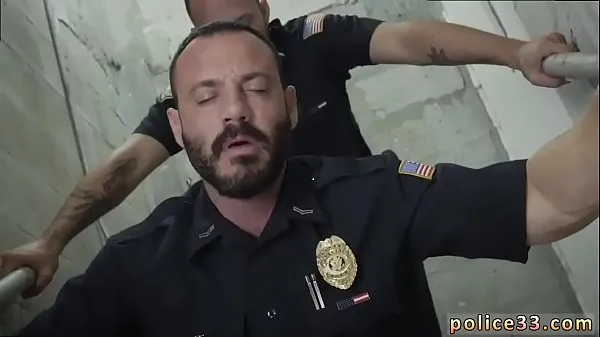 Büyük Gallery big cock police gay sexy man Fucking the white cop with some sıcak Tüp