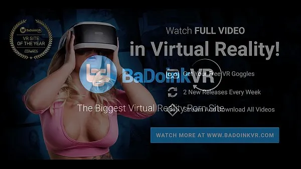 BaDoink VR Interrogation Penetration For Blondie Fesser VR Porn Tiub hangat besar