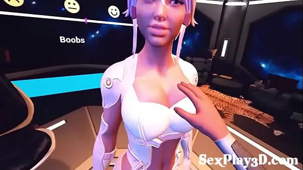 큰 VR Sexbot Quality Assurance Simulator Trailer Game 따뜻한 튜브