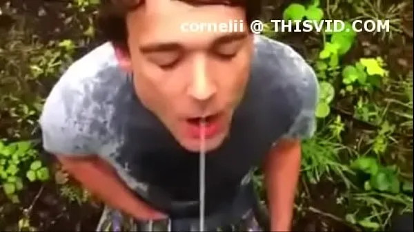 Big pissing outdoor warm Tube
