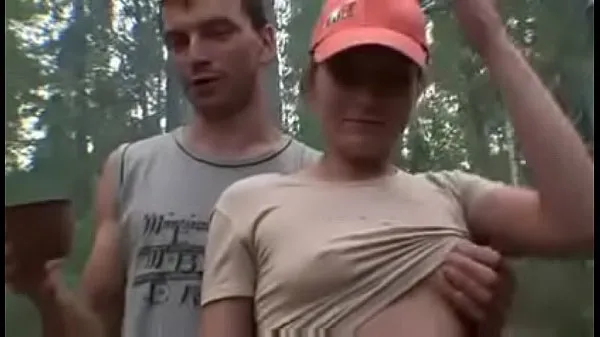 Stort russians camping orgy varmt rør