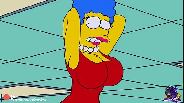 Grote Marge Simpson tits warme buis