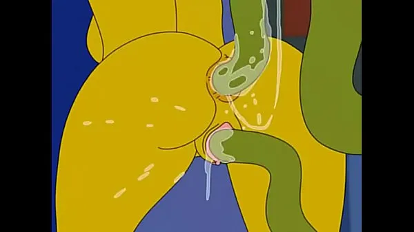 Velká Marge alien sex teplá trubice