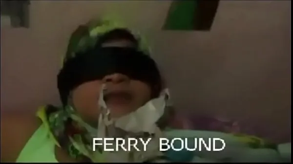 Veľká WIndo Bondage gagged DBSM Ferry teplá trubica