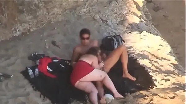 Velká big fat ass beach action teplá trubice