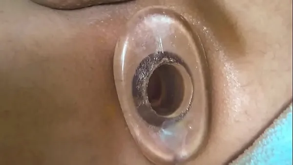 Velká close up tunnel anal and vibrator teplá trubice