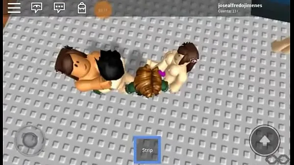 Stort Whore Discovers the World of Sex On Roblox varmt rør