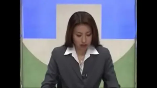 Velká Japanese newsreader bukkake teplá trubice