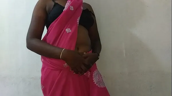 Velika desi indian tamil telugu kannada malayalam hindi horny cheating wife vanitha wearing blue colour saree showing big boobs and shaved pussy press hard boobs press nip rubbing pussy masturbation topla cev