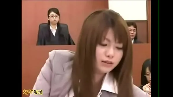 Big Invisible man in asian courtroom - Title Please warm Tube