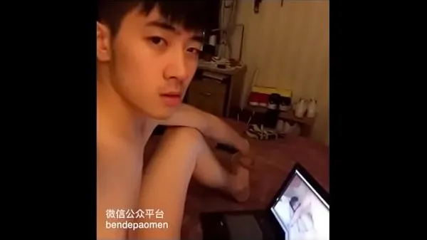 Big Chinese handsome solo warm Tube