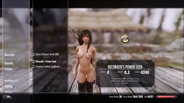 Velká Skyrim mod uncensored nude tits teplá trubice