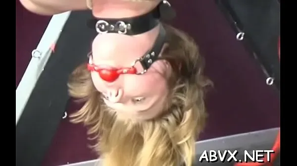 Veľká Naughty non-professional video with girl enduring twat stimulation teplá trubica