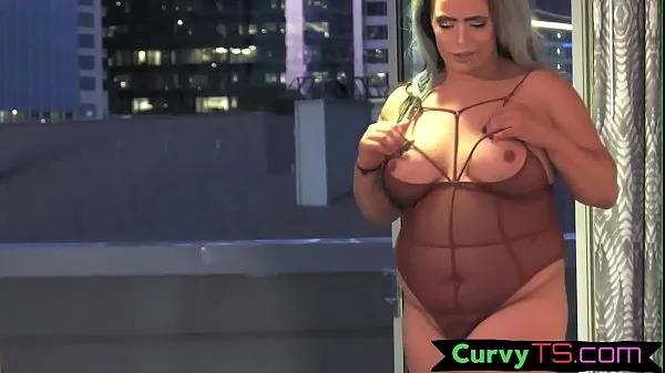 Big Mature chubby trans pleasures herself warm Tube