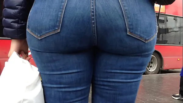 Candid - Best Pawg in jeans No:4 أنبوب دافئ كبير