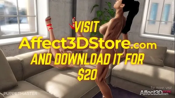 Suuri Hot futanari lesbian 3D Animation Game lämmin putki