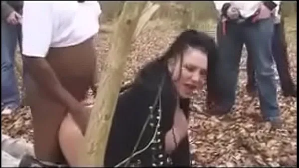 Big Girl with big tits we met on goes dogging in the woods warm Tube