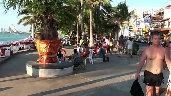 Duża Beach Whores in Pattaya Thailand ciepła tuba