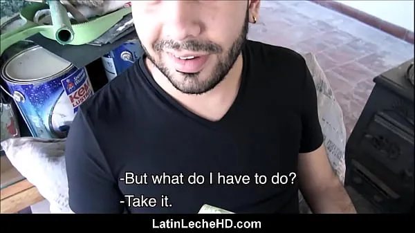 Real Straight Amateur Latino Paid To Have Threesome With Two Gay Guys أنبوب دافئ كبير