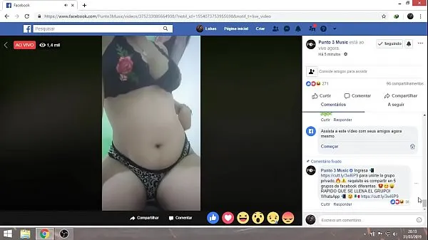 Grande Mexican showing off on facebook tubo quente