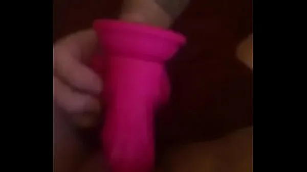 Big Slut Wife's pussy squirting on a big dildo part 1 warm Tube