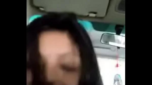 Stort Sex with Indian girlfriend in the car varmt rør