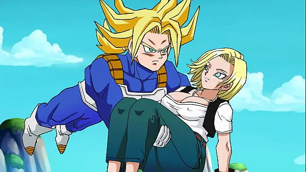rescuing android 18 hentai animated video أنبوب دافئ كبير