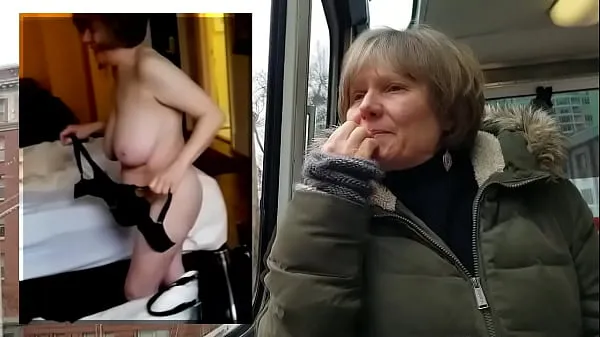 Stort MarieRocks public vs private naked GILF varmt rør