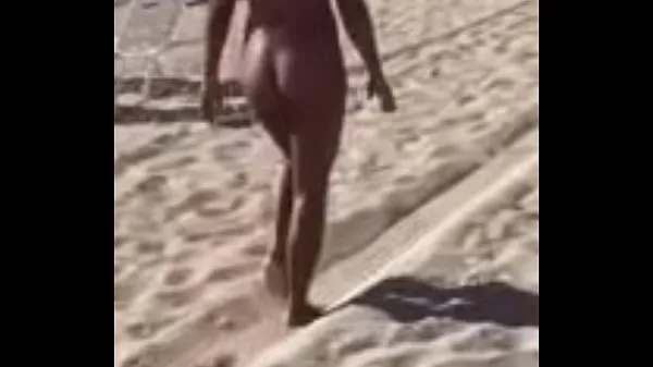 Büyük At the Nude Beach sıcak Tüp