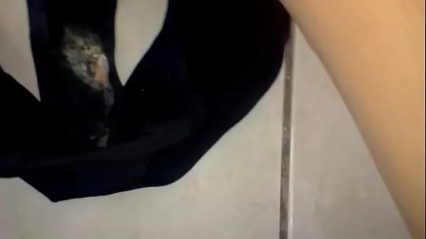 Ống ấm áp USED BLACK PANTIES THAT I STEAL FROM MY step AUNT lớn
