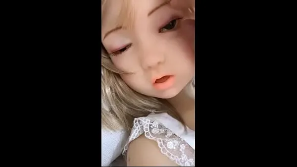 Big 106cm Yoyo Young sex doll teen girl silicone realistic from warm Tube