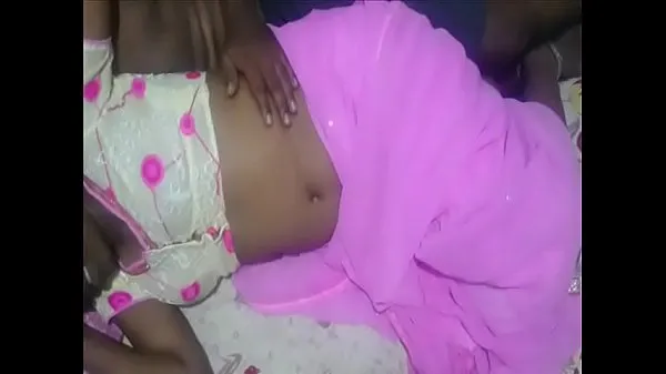 Velká Desi hot pink saree aunty fleshy navel kissing teplá trubice