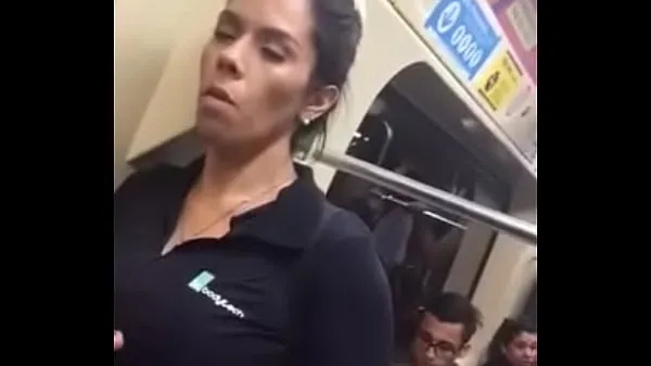 Big New from the hot pussy in the subway warm Tube