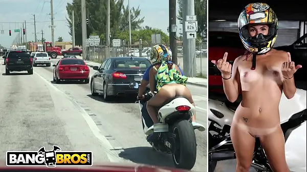 Nagy BANGBROS - Big Booty Latin Babe Sophia Steele Rides A Motorcycle & A Cock meleg cső