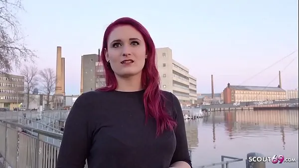 Stort GERMAN SCOUT - Redhead Teen Melina talk to Fuck at Street Casting varmt rør