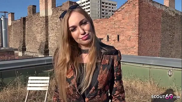 Stort GERMAN SCOUT - Fashion Teen Model Liza Talk to Anal for Cash varmt rør