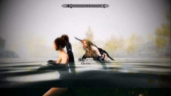 Большая SKYRIM MOD] Сексуальное плавание на озере Хонрич теплая трубка