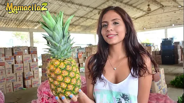 Ống ấm áp MAMACITAZ - Gorgeous Colombian Evelin Suarez From Street Straight To Bed lớn