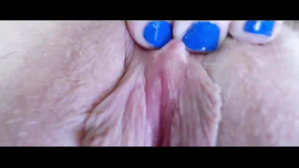 Big Close up pussy fingering and squirting cum show warm Tube