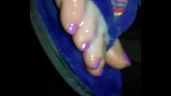 Big wife sniffing. her soles warm Tube