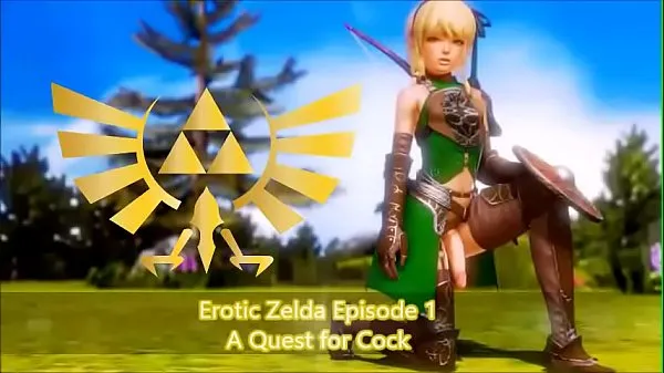 Legend of Zelda Parody - Trap Link's Quest for Cock Tiub hangat besar