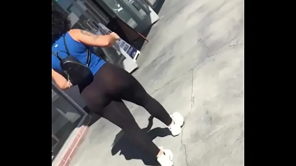Big Big booty Latina in see-thru leggings part 1 warm Tube