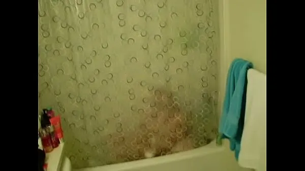 Μεγάλος Hidden cam from 2009 of wife masterbating in the shower θερμός σωλήνας