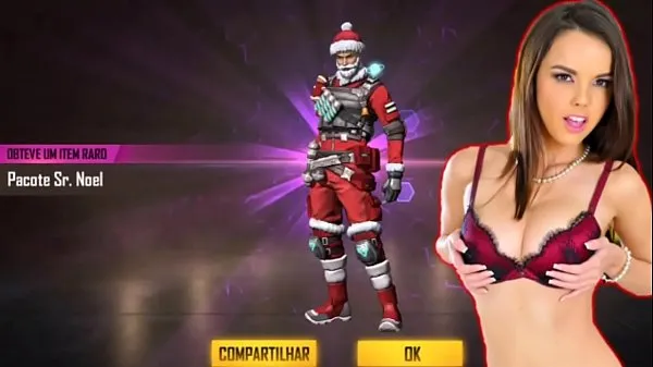 Grote Playing With New Skin SR Noel - Free Fire warme buis