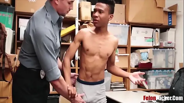 Büyük Stealing Gets This Black Teen In Trouble With Cop sıcak Tüp